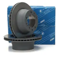 SEBRO Bremsscheiben f&uuml;r PORSCHE 944 ab 09.1986 968 911 964 3.6 Carrera hinten