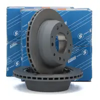 SEBRO Bremsscheiben Satz f&uuml;r PORSCHE 911 2.0 L + 2.0 E + 2.0 S 1963-1969 hinten