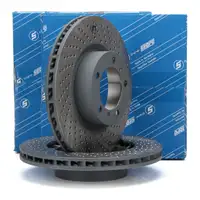 SEBRO Bremsscheiben f&uuml;r PORSCHE 911 (997 991) BOXSTER CAYMAN (981 982) vorne