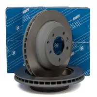 SEBRO Bremsscheiben Satz f&uuml;r AUDI Q7 PORSCHE CAYENNE VW TOUAREG hinten