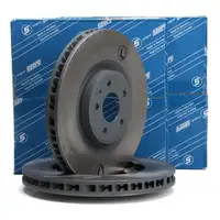 SEBRO Bremsscheiben f&uuml;r PORSCHE MACAN (95B) 2.0 3.0 S / GTS Turbo 1LB/1LF vorne