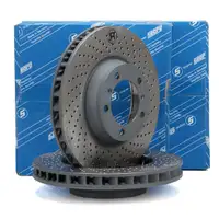 SEBRO Bremsscheiben Satz PORSCHE 718 Boxster Cayman 982 911 991 vorne