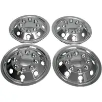 4x Radkappen Radblenden AMSTERDAM 14 Zoll CHROM f&uuml;r Transporter / Wohnmobile