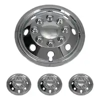 4x Radkappen Radblenden AMSTERDAM 14 Zoll CHROM f&uuml;r Transporter / Wohnmobile