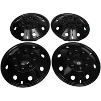 4x Radkappe Radblende RIGA 16 Zoll SCHWARZ f&uuml;r Wohnmobile / Transporter