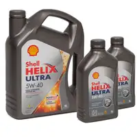 SHELL Motor&ouml;l &Ouml;l HELIX ULTRA 5W-40 5W40 MB 226/229.5 VW 502/505.00 - 6L 6 Liter