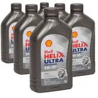 SHELL Motor&ouml;l &Ouml;l HELIX ULTRA Professional AM-L 5W30 f&uuml;r BMW LL-04 - 6L 6 Liter