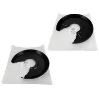 2x Abdeckblech Ankerblech f&uuml;r AUDI A4 (8D B5) S4 / RS4 quattro hinten