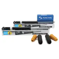 2x BILSTEIN B4 Sto&szlig;d&auml;mpfer + SACHS Staubschutz LEON OCTAVIA I BORA GOLF 4 hinten