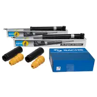 2x BILSTEIN B4 Sto&szlig;d&auml;mpfer SACHS Staubschutz A1 IBIZA 3 4 FABIA 1 2 POLO hinten