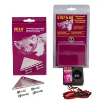 STOP & GO Marderschutz Marderschreck Ultraschallger&auml;t 12V + Befestigungswinkel