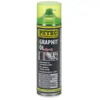 PETEC 72250 Grafitspray Graphit-&Ouml;l Spray Schmiermittel Spraydose 500ml