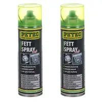 PETEC 70250 Fettspray Spr&uuml;hfett Schmierfett wei&szlig; 2x 500ml