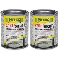 PETEC 94130 Karodicht Karosseriedichtmasse Dichtmasse streichbar 2000ml 2 L GRAU