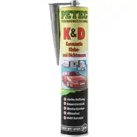 PETEC K&D Karosseriekleber / Dichtmasse GRAU 310ml 94630