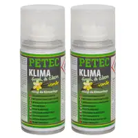 PETEC 71470 Klima Fresh & Clean Klimaanlagen-Lufterfrischer VANILLE 2x 150ml