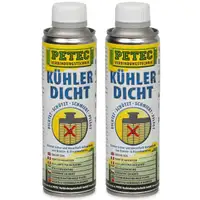 PETEC 80250 K&uuml;hlerdicht K&uuml;hlerdichtstoff K&uuml;hlerdichtmittel 2x 250ml GR&Uuml;N