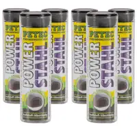 6x 50g PETEC 97350 Power Stahl 2-Komponenten-Knetmasse Metall-Klebstoff