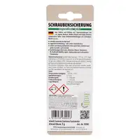 PETEC 93005 Schraubensicherung Superfest Sicherungskleber Klebstoff 5g GR&Uuml;N