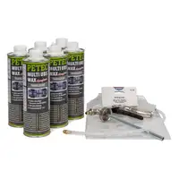 PRESTO Spr&uuml;hpistole + PETEC MULTI UBS-WAX Saugdose Unterbodenschutz 6 Liter