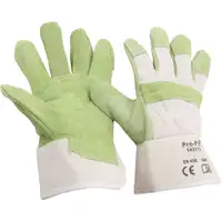 PRO-FIT Rindspaltleder-Handschuhe Arbeitshandschuhe Gr&ouml;&szlig;e 10 / XL (12 Paar)