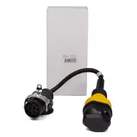 PROPLUS Adapter Anh&auml;ngerstecker Anh&auml;ngersteckdose 24V 15-polig auf 12V 13-polig