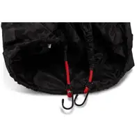 PROPLUS Fahrradschutzh&uuml;lle f&uuml;r 2 Fahrr&auml;der mit Sicht Tasche f&uuml;r Warnschild