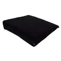 PROPLUS Keilkissen Sitzkissen 37x35x7,5cm Sitzerh&ouml;hung Autositz SCHWARZ