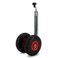 PROPLUS St&uuml;tzrad 48mm 2x Kunststoff-Felge mit PU-Reifen 260x85mm