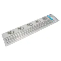 PROPLUS Zurrschienen Set 2x60cm + 4 Fitting &Ouml;se & Befestigungsmaterial