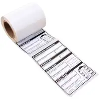 100x Reifenetikett 80x120mm f&uuml;r die Reifeneinlagerung auf Rolle Autoreifen PKW