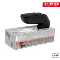 ARMSTER 2 - PREMIUM Armlehne Mittelarmlehne SCHWARZ f&uuml;r RENAULT CAPTUR bis 2016