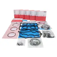 REINZ Dichtungssatz + 6x MAHLE Kolbenringsatz PORSCHE 911 (964) 3.6 Carrera / RS