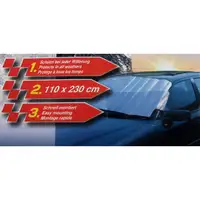 WALSER 16542 Frontscheibenabdeckung Windschutzscheibenabdeckung 230 x 110 cm
