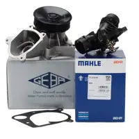 Saleri SIL Wasserpumpe + ELRING Dichtung + BEHR / MAHLE Thermostat f&uuml;r BMW