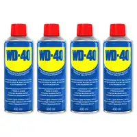 WD-40 49004 Multifunktionsspray Multifunktions&ouml;l Kontaktspray Kriech&ouml;l 4x 400ml