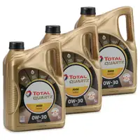 3x5L TOTAL QUARTZ 9000 ENERGY 0W-30 Motor&ouml;l MB 229.5 VW 502.00 505.00 - 15 Liter