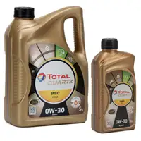 TOTAL QUARTZ INEO FIRST Motor&ouml;l &Ouml;l 0W-30 ACEA C1 C2 PSA B71 2312 - 6L 6 Liter