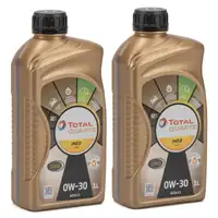 TOTAL QUARTZ INEO FIRST Motor&ouml;l &Ouml;l 0W-30 ACEA C1 C2 PSA B71 2312 - 2L 2 Liter