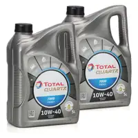 TOTAL QUARTZ 7000 ENERGY 10W-40 Motor&ouml;l 2x 5L = 10 Liter 10W40 VW 501.01/505.00