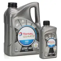 TOTAL QUARTZ 7000 ENERGY 10W-40 Motor&ouml;l 6L 10W40 6 Liter f&uuml;r VW 501.01/505.00