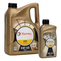 TOTAL QUARTZ 9000 ENERGY 5W-40 Motor&ouml;l BMW LL-01 MB 229.5 229.3 - 6 L 6 Liter