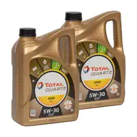 TOTAL QUARTZ 9000 FUTURE NFC 5W-30 Motor&ouml;l 2x 5L = 10 Liter FORD WSS-M2C913-D