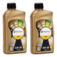 TOTAL QUARTZ INEO ECS 5W-30 Motor&ouml;l PSA B71 2290 Fiat 9.55535-S1 - 2L 2 Liter