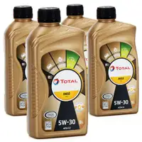 TOTAL QUARTZ INEO ECS 5W-30 Motor&ouml;l PSA B71 2290 Fiat 9.55535-S1 - 4L 4 Liter