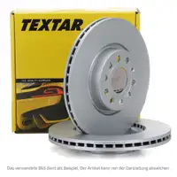 TEXTAR Bremsscheiben Satz f&uuml;r Mitsubishi Colt CZC VI Smart ForFour (454) vorne
