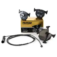 TEXTAR epad CERAMIC Bremsbel&auml;ge + Wako BMW 3er E46 330i 330xi 330d 330xd hinten