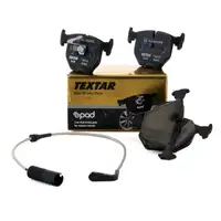 TEXTAR epad CERAMIC Bremsbel&auml;ge + Wako BMW 5er E39 M5 Z8 E52 4.9 400 PS hinten