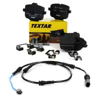 TEXTAR Bremsbel&auml;ge Bremskl&ouml;tze + Wako f&uuml;r BMW 5er F10 F18 6er F12 F13 F06 hinten