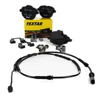 TEXTAR Bremsbel&auml;ge Bremskl&ouml;tze + Wako f&uuml;r BMW X3 F25 X4 F26 18-35i 18-35d hinten